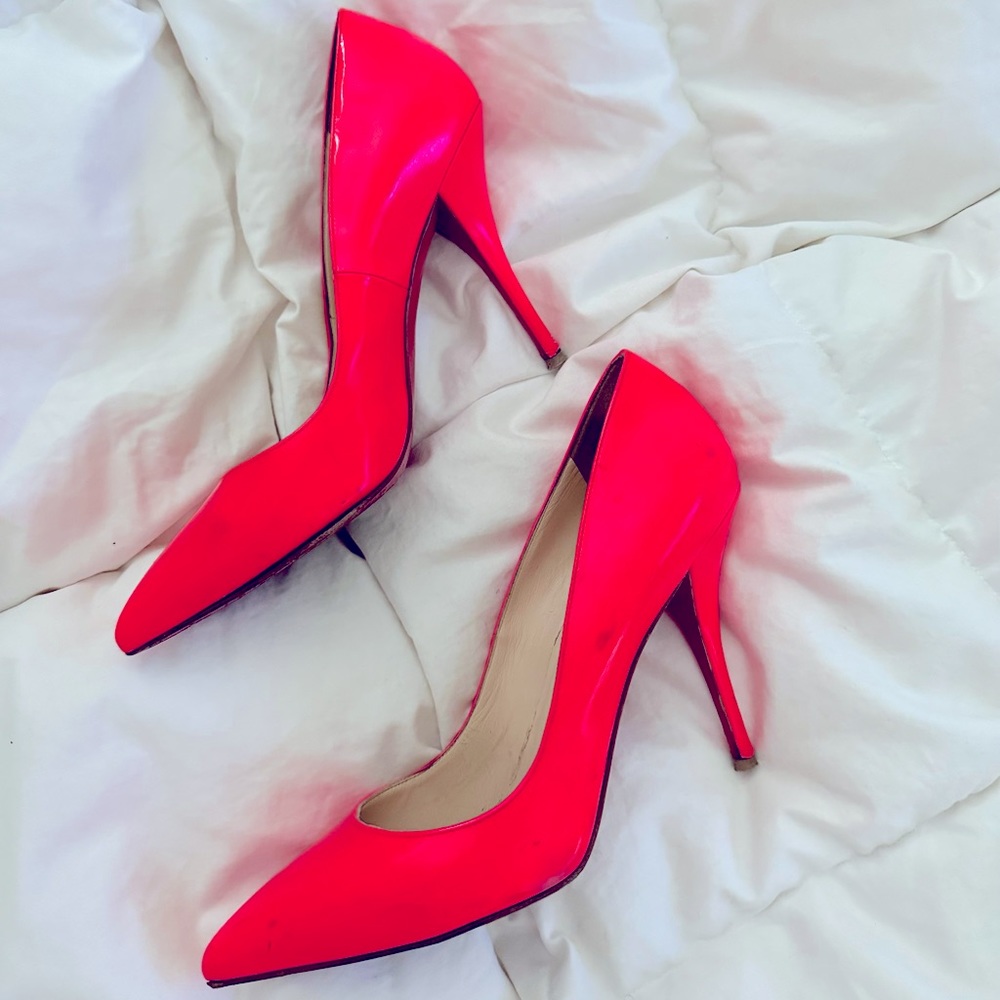 Christian Louboutin’s in hot pink